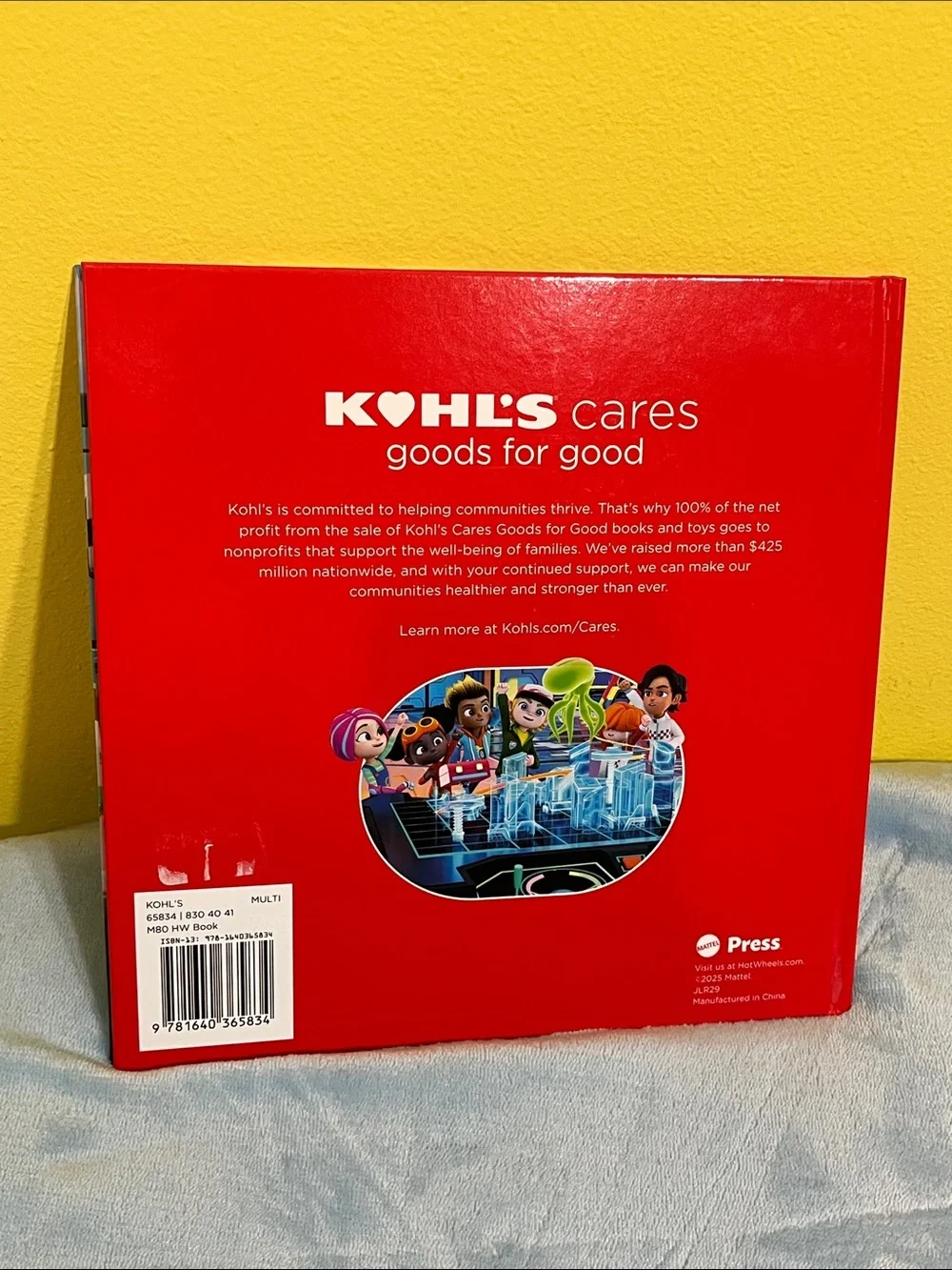 Hot Wheels Octopus Attack Hardcover Book NEW